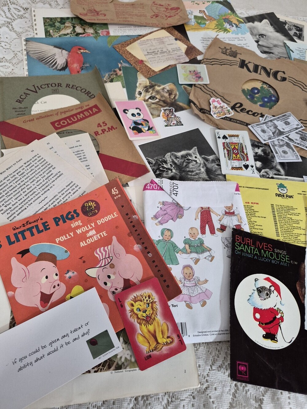 1lb Junk Journal Ephemera - Picture 2 of 6